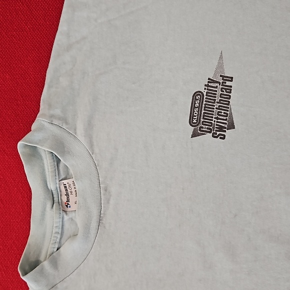 KLOS 95.5 COMMUNITY SWITCHBOARD graphic tee RARE only we had 'em! XL UNISEX - Picture 2 of 8